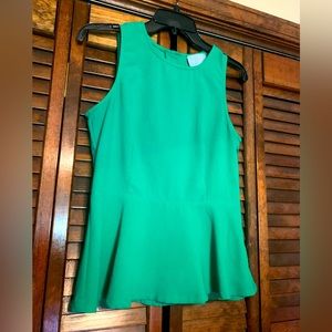 Skies are blue dress top with cutout back detail